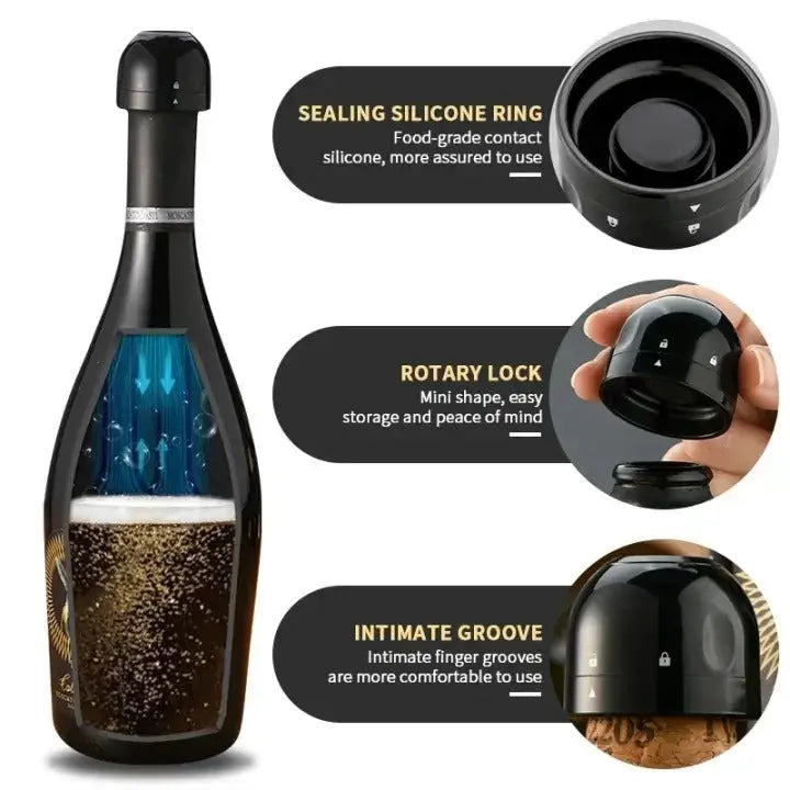 Avtoit | Wine stopper with vacuum function – Preserves aroma & carbonation reliably