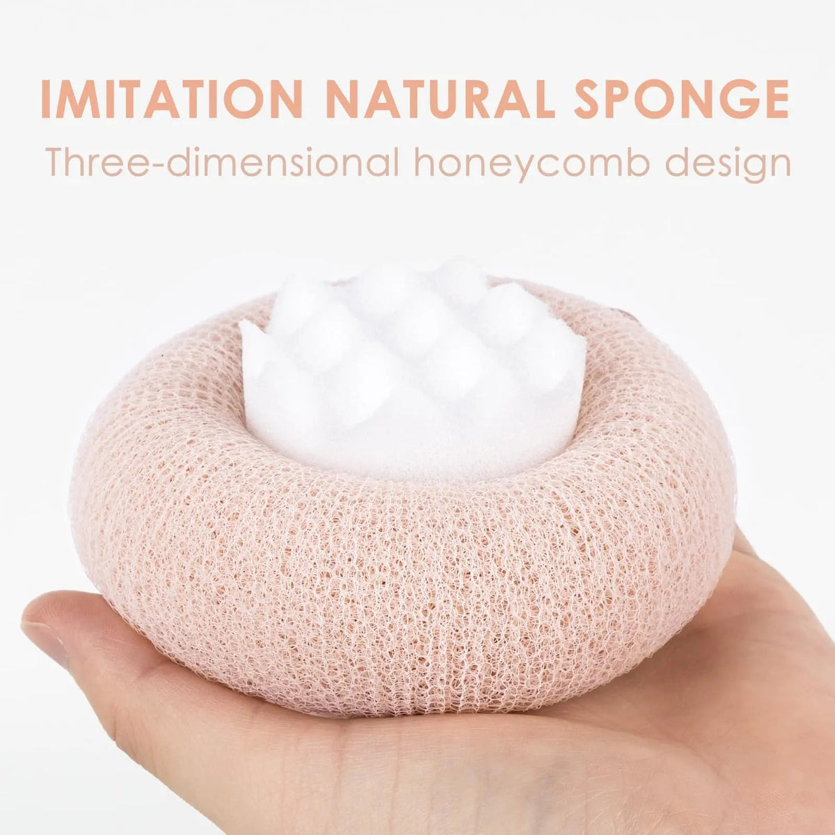 Avtoit | Super soft sunflower peeling bath sponge