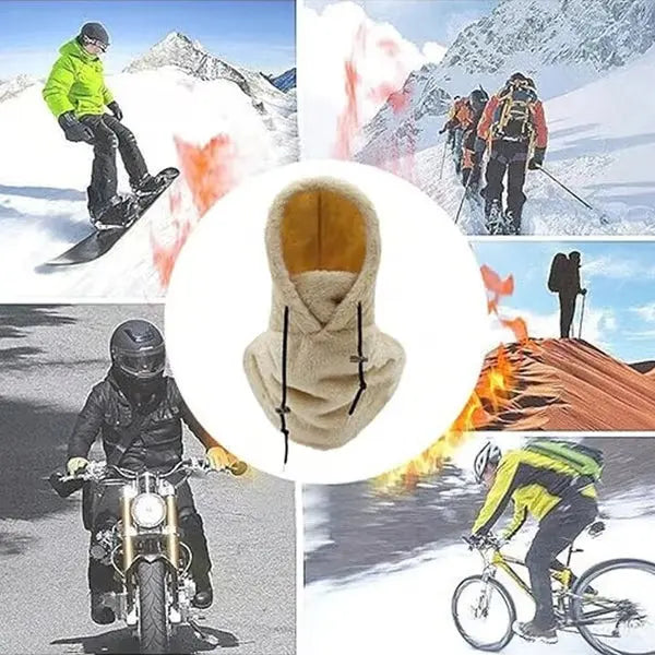 Avtoit | Windproof Sherpa Hooded Ski Mask for Ultimate Cold PRedection