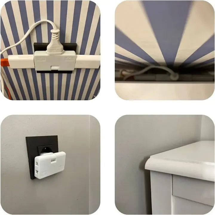 Avtoit | 180° Redatable Multiple Socket – Compact & Space-Saving