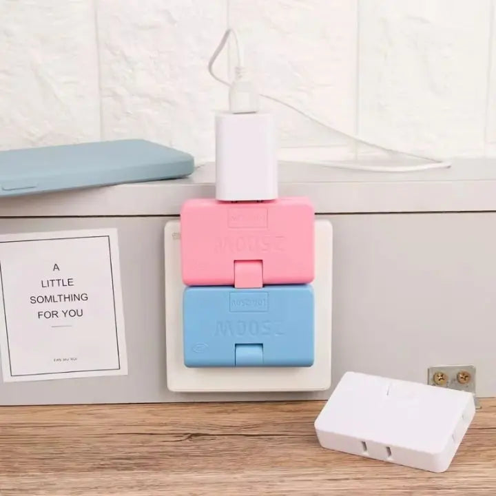 Avtoit | 180° Redatable Compact 3-Way Socket Adapter