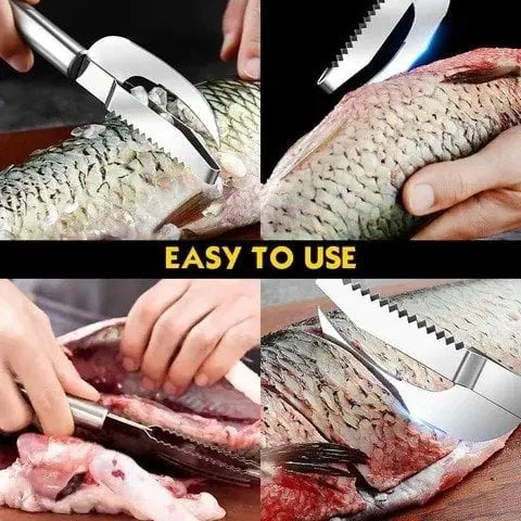 Avtoit | 3-in-1 Fish scaler made of stainless steel