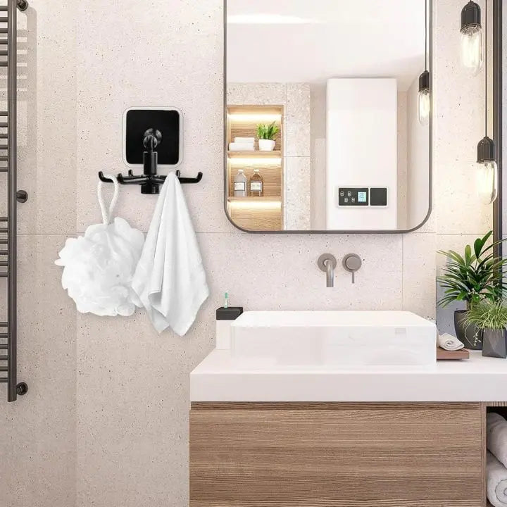 Avtoit | 360° Redating Folding Hook – Space-saving & Self-adhesive