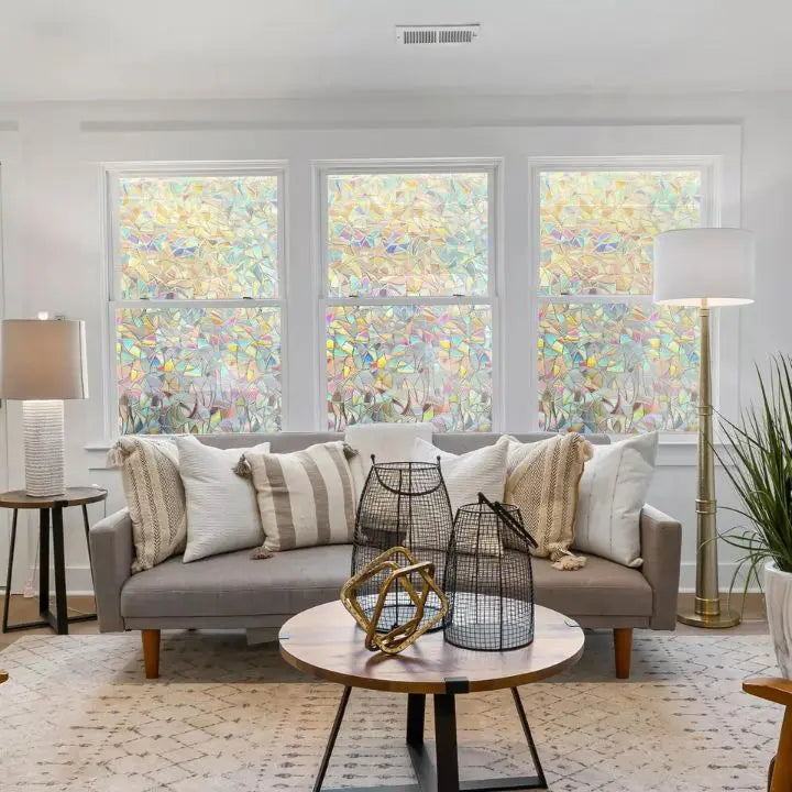 Avtoit | 3D Rainbow Window Film – Privacy PRedection & Decoration without Adhesive