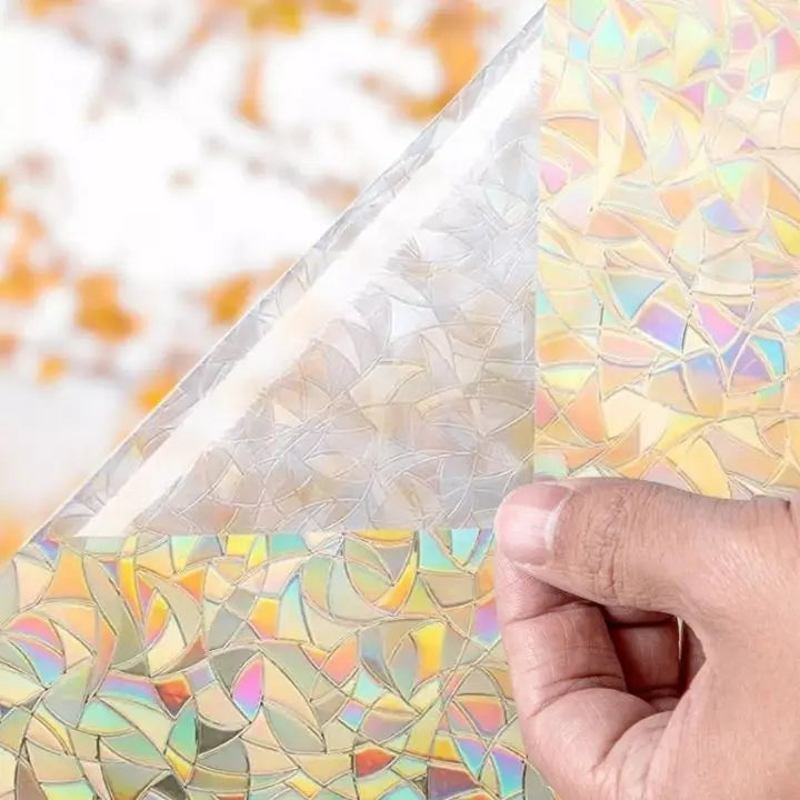 Avtoit | 3D Rainbow Window Film – Privacy PRedection & Decoration without Adhesive