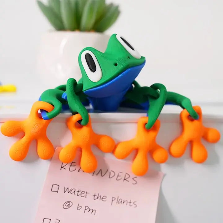 Avtoit | 3D-printed magnetic frog refrigerator magnet
