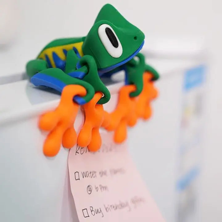 Avtoit | 3D-printed magnetic frog refrigerator magnet