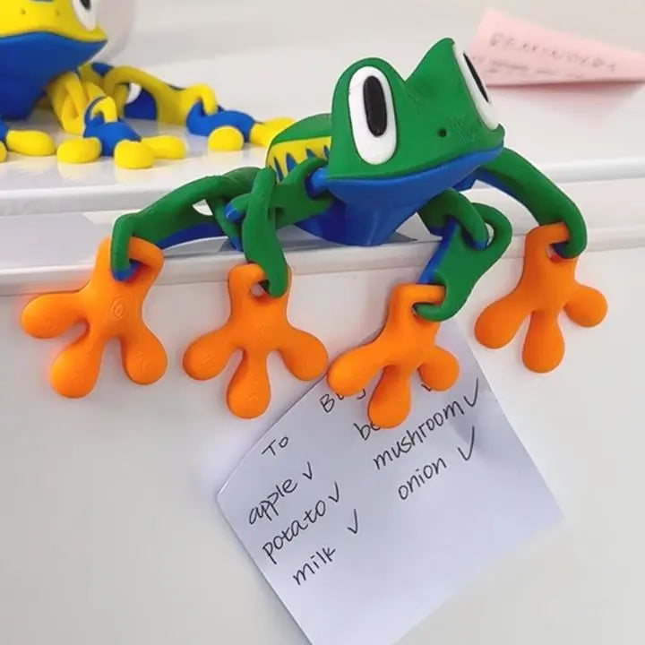 Avtoit | 3D-printed magnetic frog refrigerator magnet