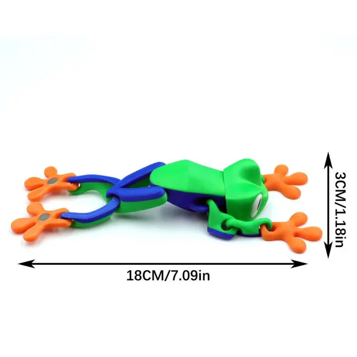 Avtoit | 3D-printed magnetic frog refrigerator magnet