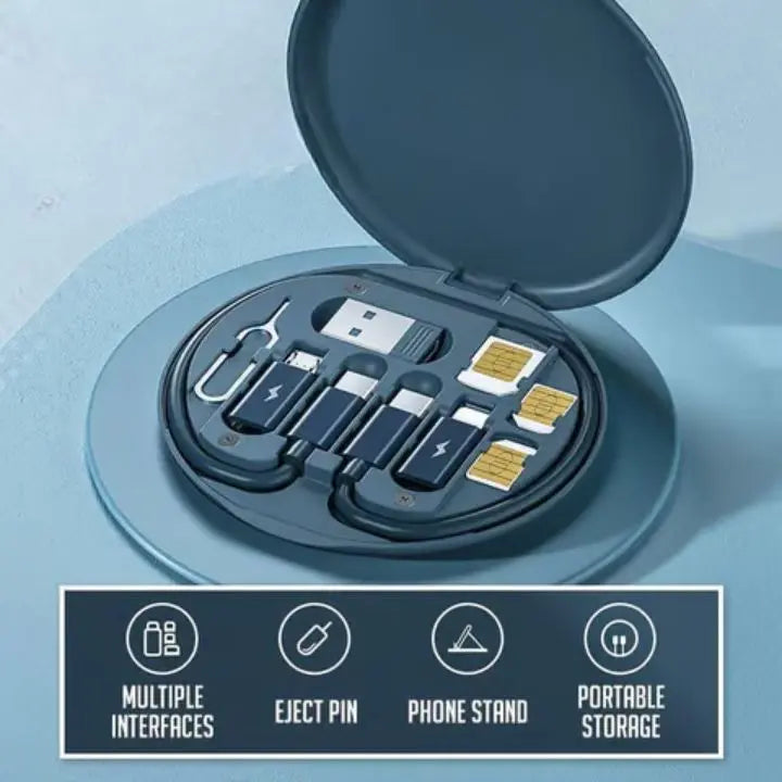 Avtoit | 9-in-1 Cable Organizer – Everything for charging & data in one case