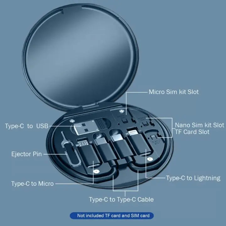 Avtoit | 9-in-1 Cable Organizer – Everything for charging & data in one case