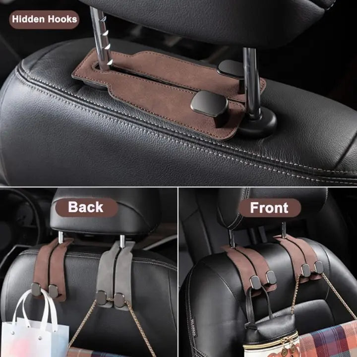 Avtoit | Auto headrest hooks – double hooks for bags and accessories