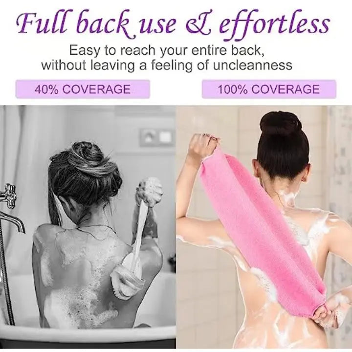 Avtoit | Stretchable back brush bath towel