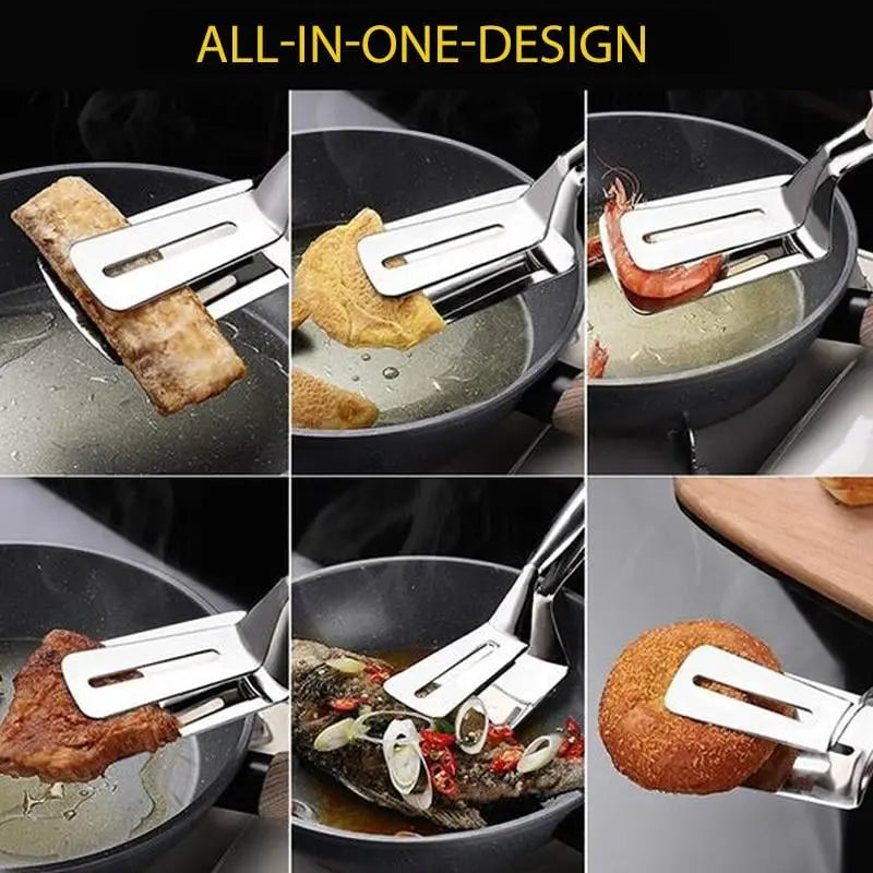 Avtoit | Stainless Steel Grill Tongs with Reversal Function