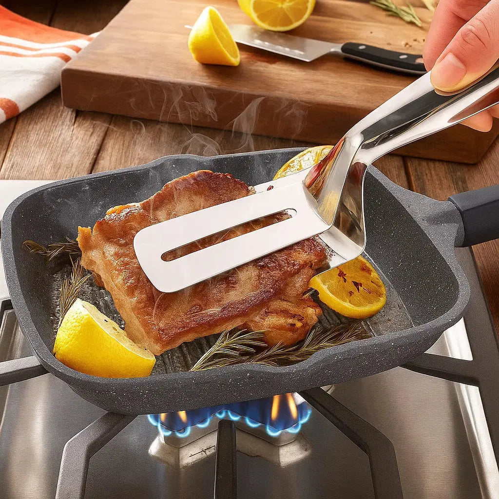 Avtoit | Stainless Steel Grill Tongs with Reversal Function