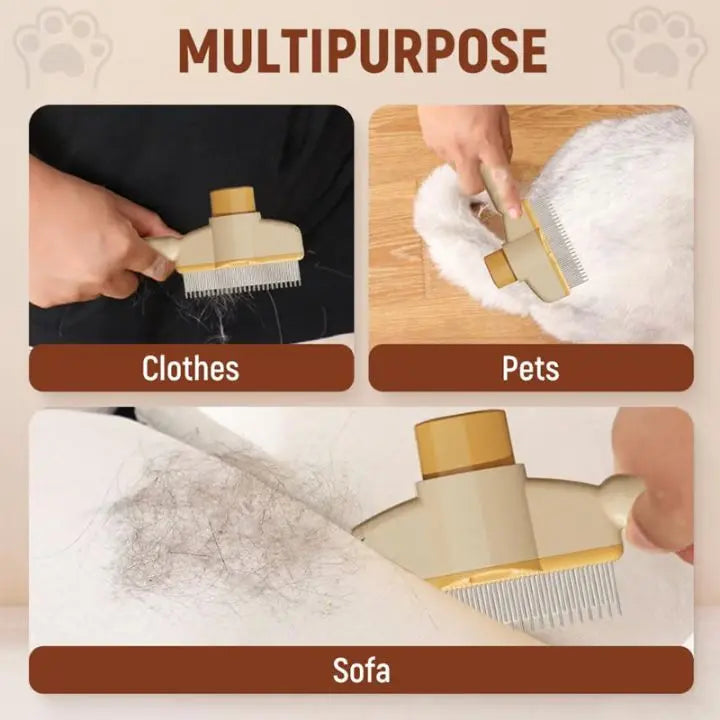 Avtoit | Simple Self-Cleaning Flea Comb & Coat Brush