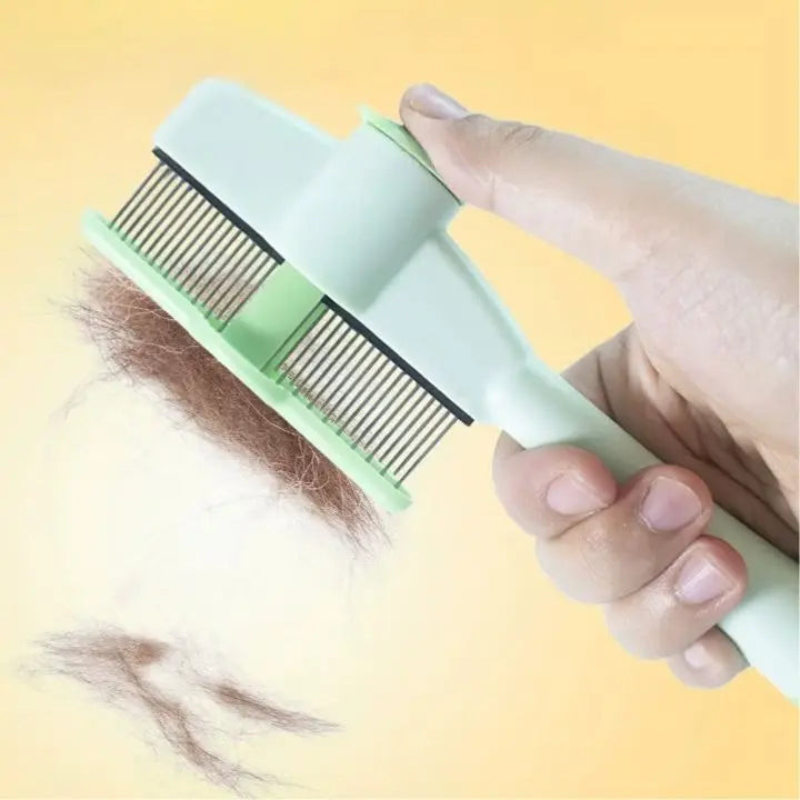 Avtoit | Simple Self-Cleaning Flea Comb & Coat Brush