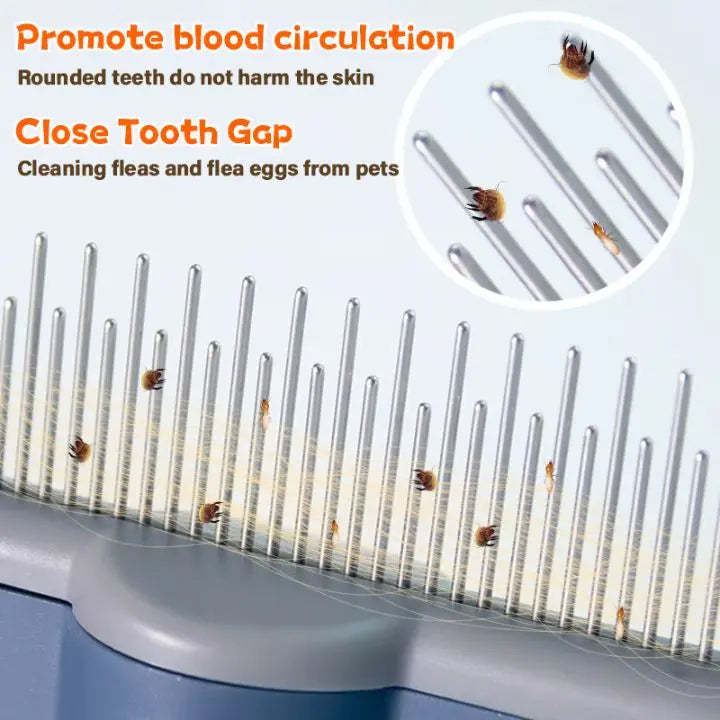 Avtoit | Simple Self-Cleaning Flea Comb & Coat Brush