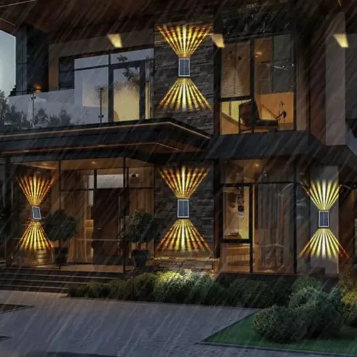 Avtoit | Modern Solar LED Wall Light - Waterproof & Automatic
