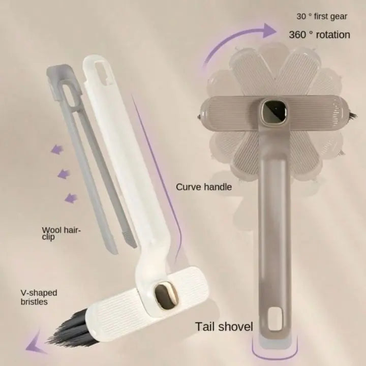 Avtoit | Multifunctional, Redatable with V Bristles Cleaning Brush