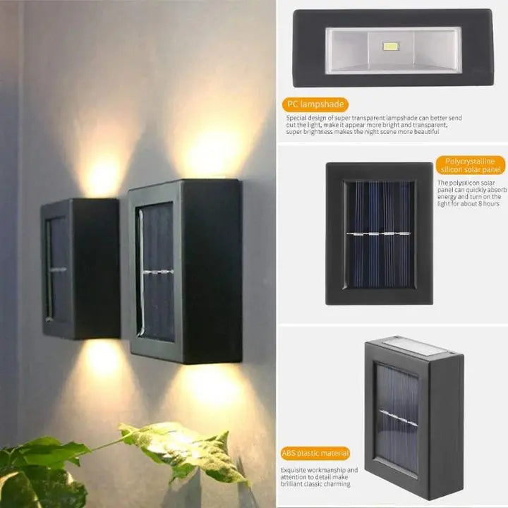 Avtoit | Solar Double Shadow Wall Light