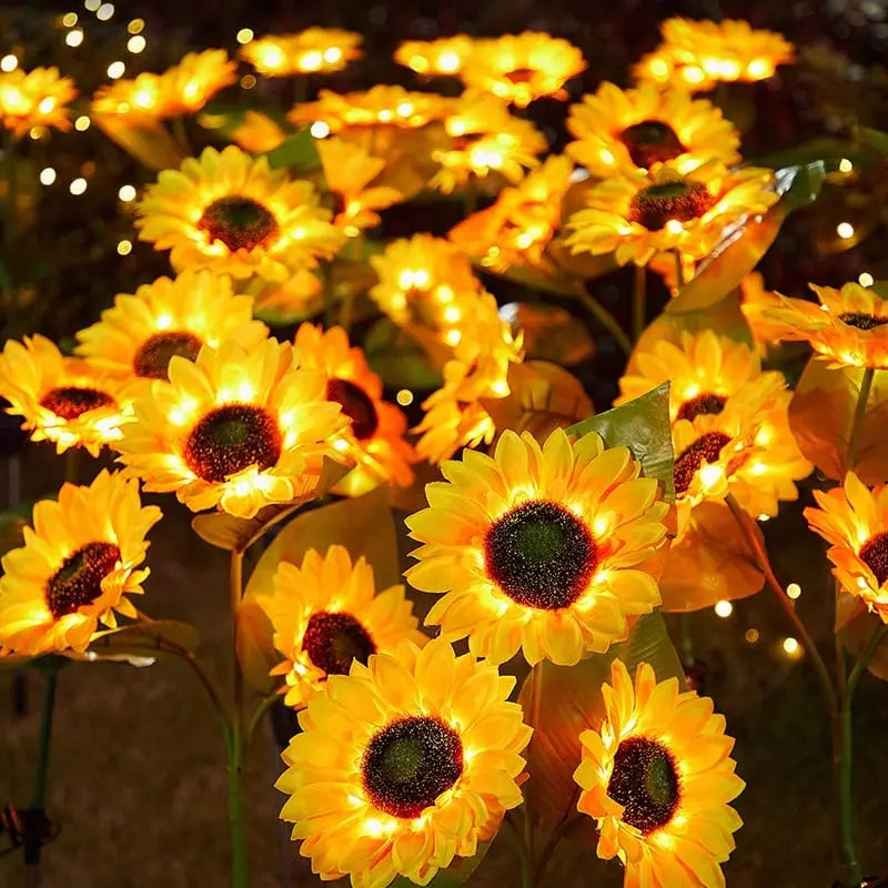 Avtoit | Solar-powered sunflower light for the garden
