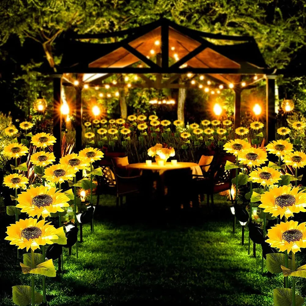 Avtoit | Solar-powered sunflower light for the garden