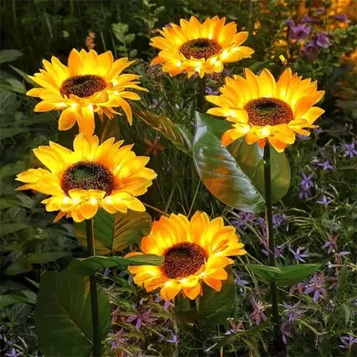 Avtoit | Solar-powered sunflower light for the garden