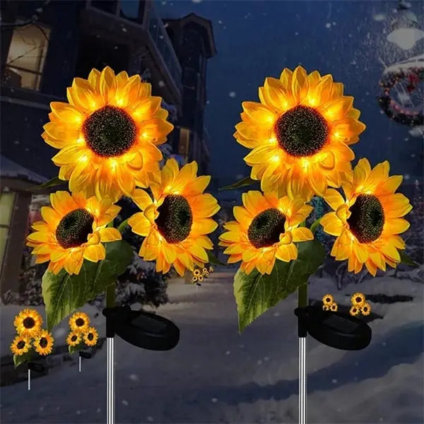 Avtoit | Solar-powered sunflower light for the garden