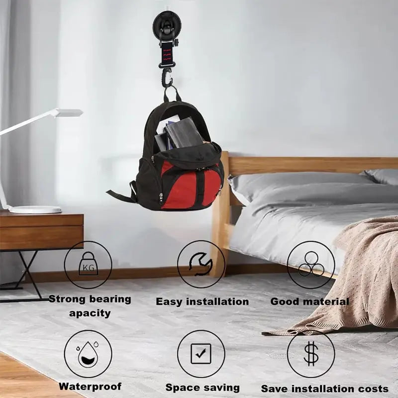 Avtoit | Strong suction cup hook for smooth surfaces