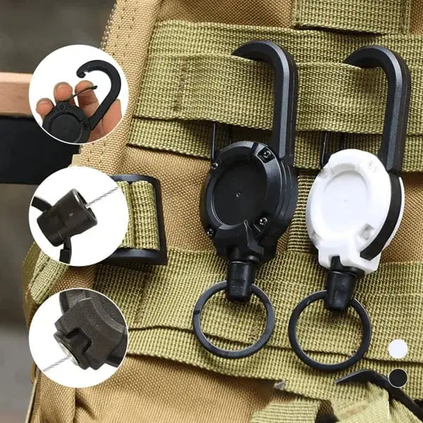Avtoit | Tactical Keychain with Retractable Cord