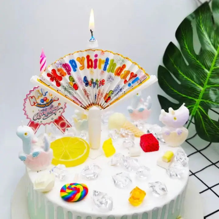 Avtoit | Surprise Pop-up Fan Candle Topper