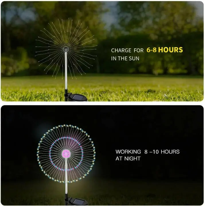 Avtoit | Waterproof Solar Garden Fireworks Lamp