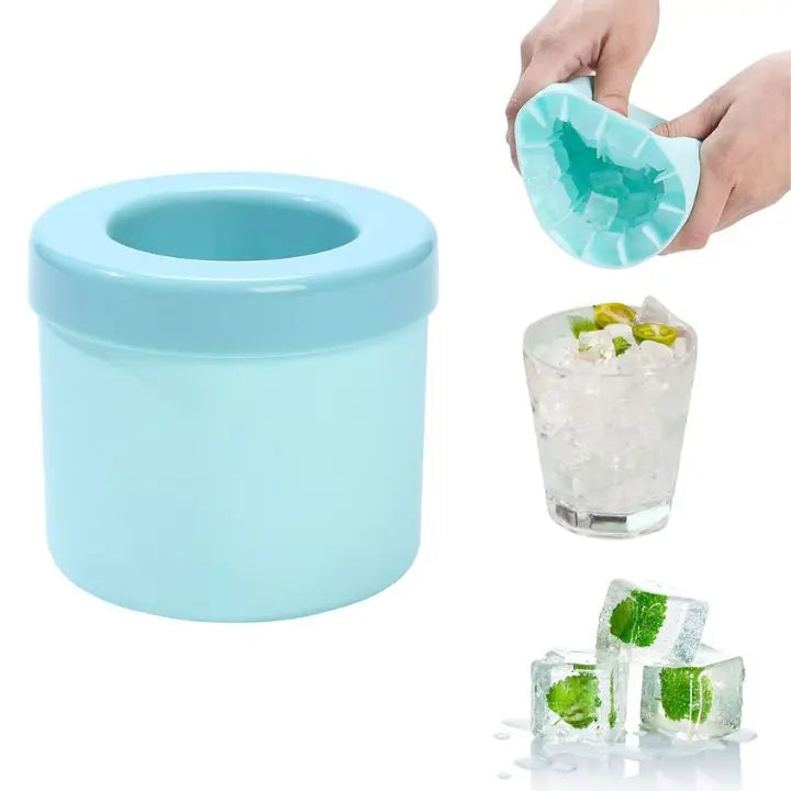 Avtoit | Cylindrical Ice Cube Tray made of Silicone – 60 Mini Cubes for Drinks