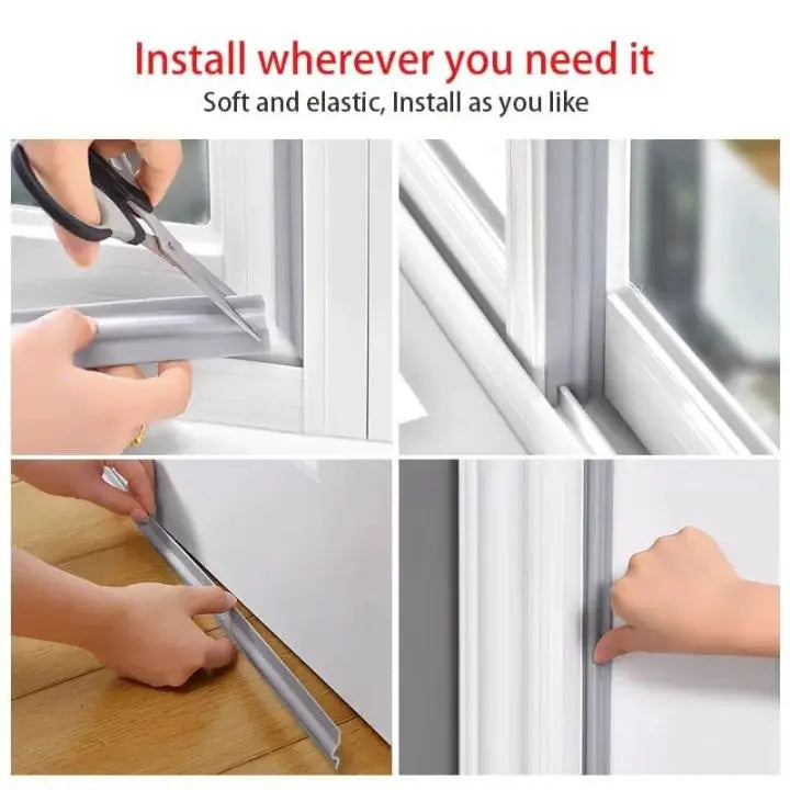 Self-Adhesive Window and Door Sealing Tape, Draft and Dust Barrier