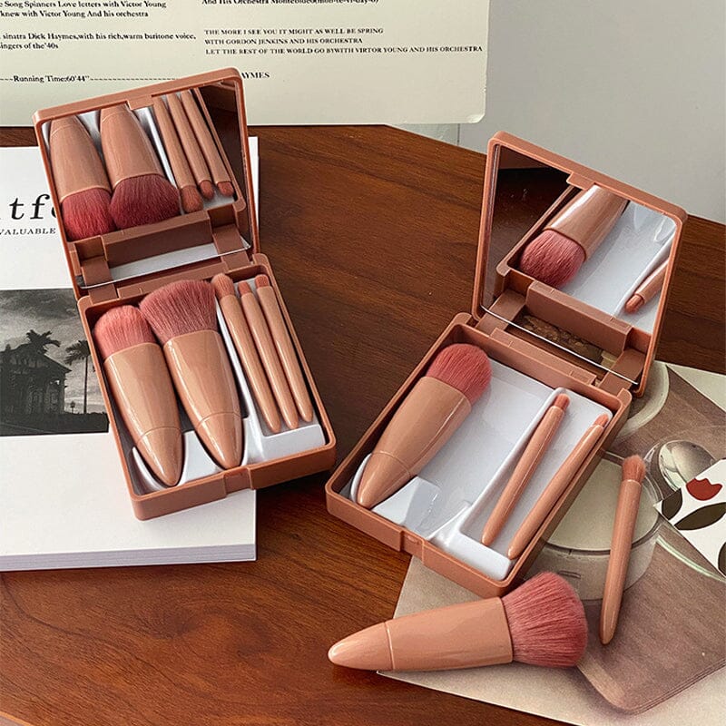 Avtoit | Portable Makeup Brush with Mirror