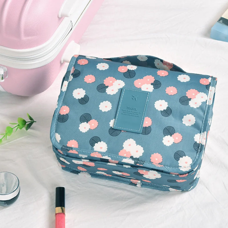 Hanging Water-Resistant Toiletry Bag for Travel Organization