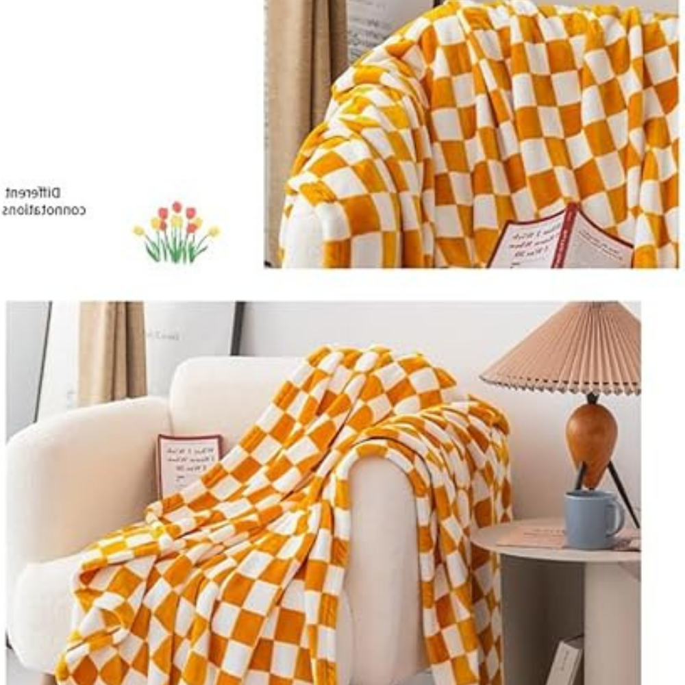 Avtoit | Stylish blanket in checkered pattern for your home