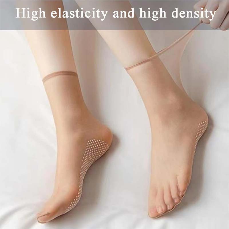 Avtoit | Spring Summer Invisible Non-Slip Crystal Silk Socks