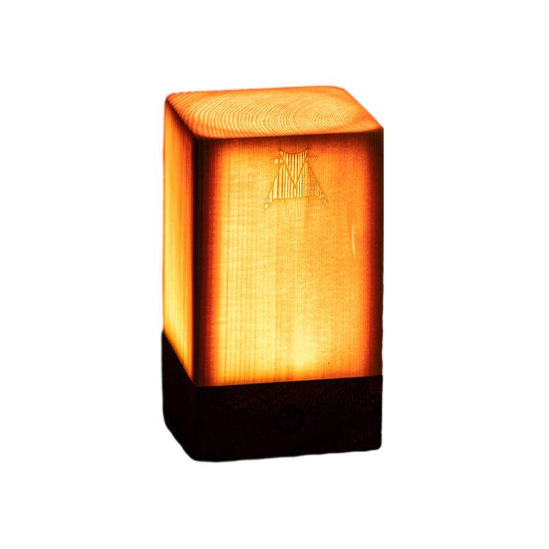 Avtoit | LumiWood – LED table lamp with battery and touch control