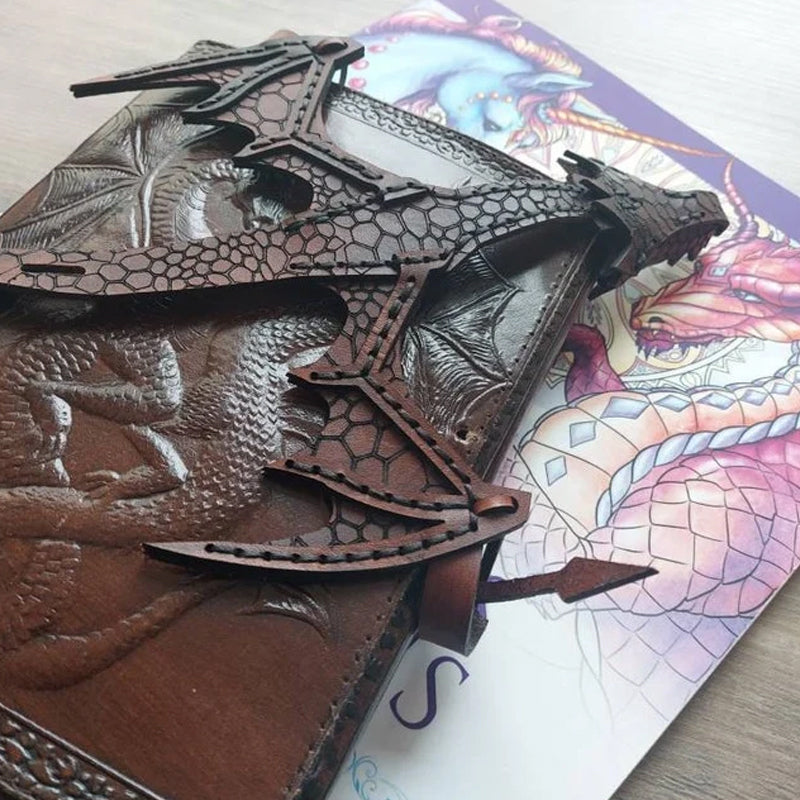 Avtoit | Leather Hand Dragon Bracelet