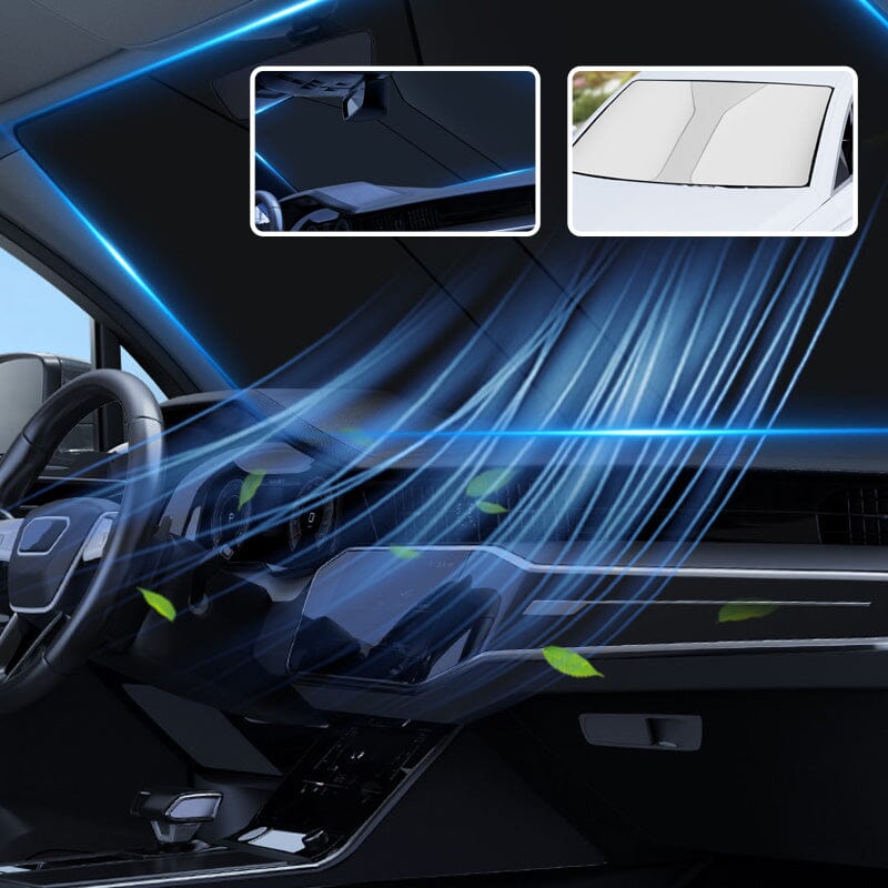 Avtoit | Windshield Sun Shade Folding Sun Visor