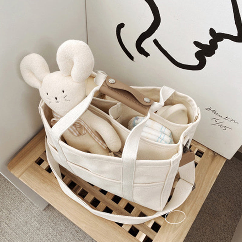 Avtoit | Solid Color Canvas Shopper Bag