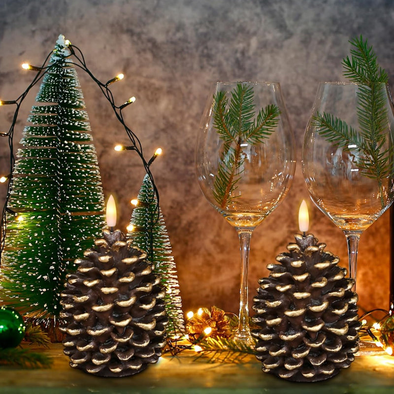 Avtoit | Flameless Pine Cone Candles