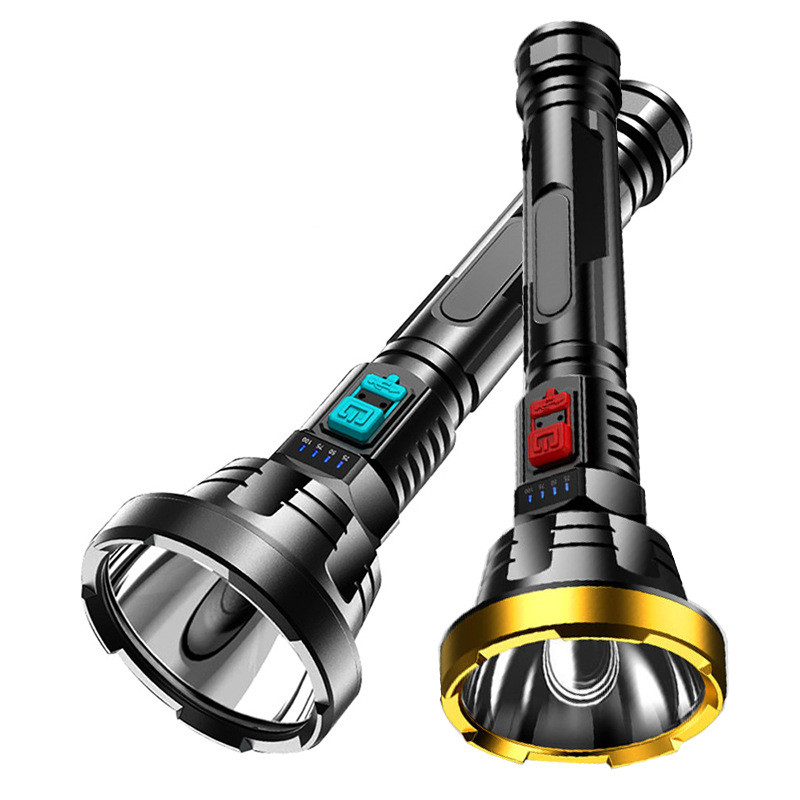 Avtoit | 90000LM LED flashlight – Tactical searchlight with USB charging and super bright lighting
