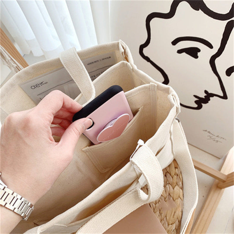 Avtoit | Solid Color Canvas Shopper Bag