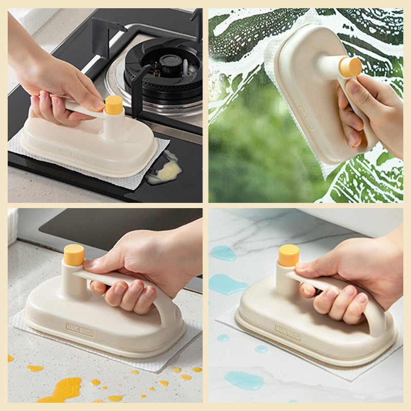 Avtoit | Kitchen cleaning brush & interchangeable disposable magic cloth
