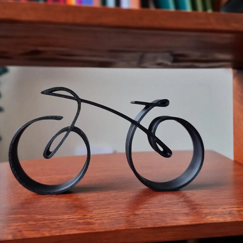 Avtoit | Minimalistic Bicycle Sculpture Wire Mesh Style