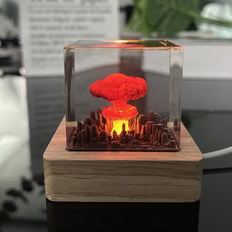 Avtoit | Resin lamp with explosive bombs