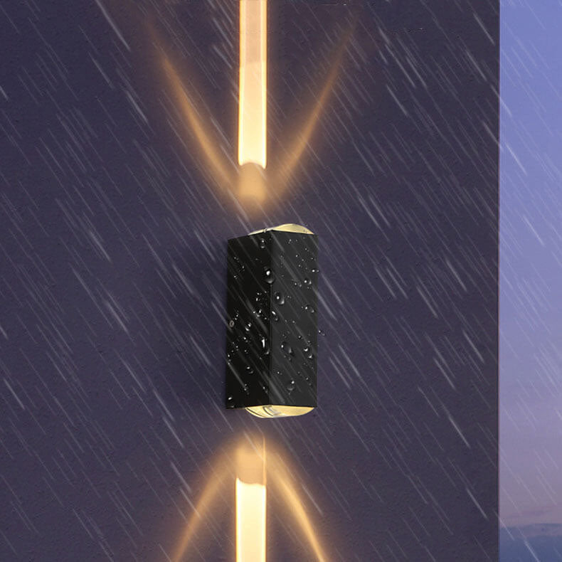 Avtoit | Modern Waterproof LED Outdoor Wall Light – Rectangular Aluminium Fixture